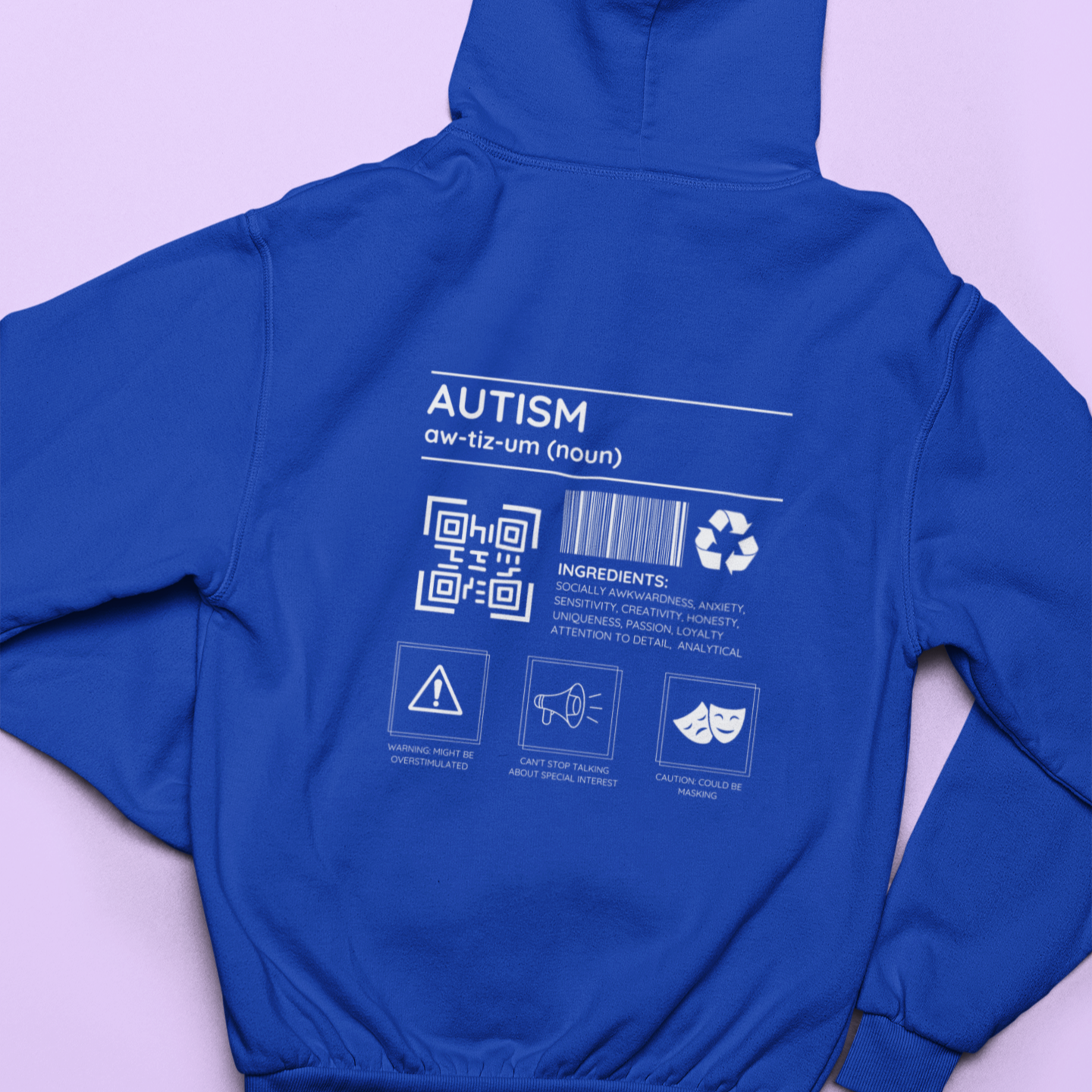 Autism Label Hoodie - Image 3
