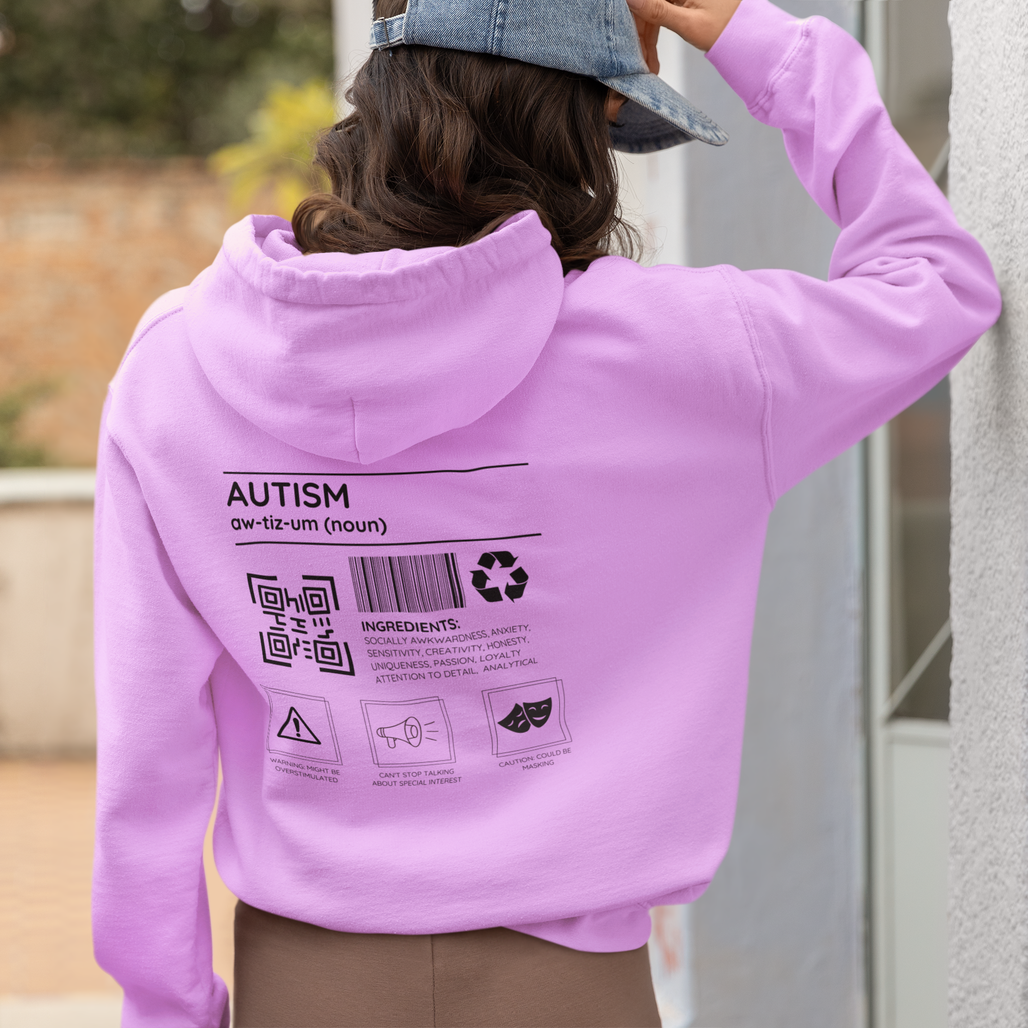 Autism Label Hoodie - Image 2