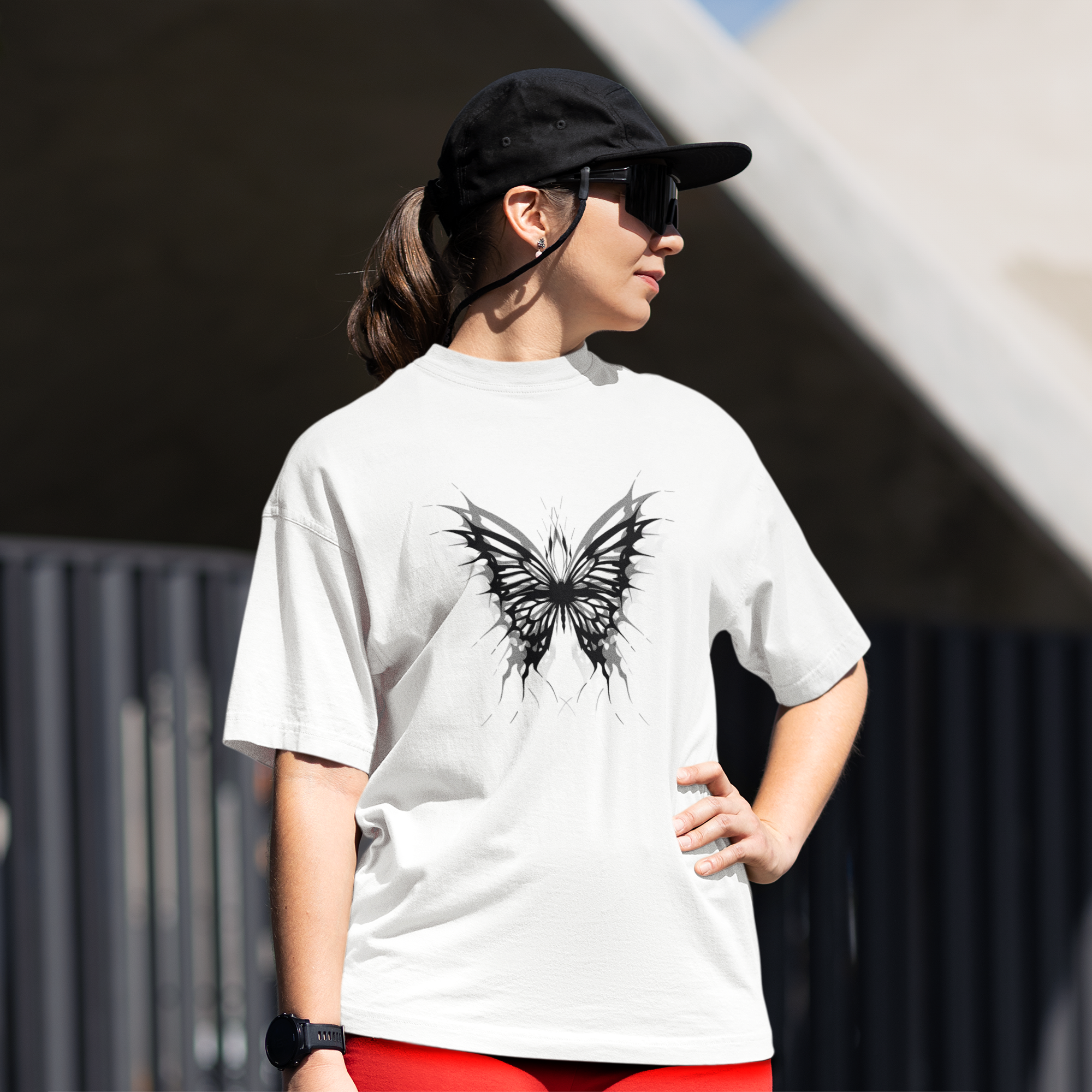 Butterfly Oversized T-shirt - Image 2